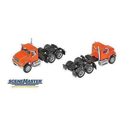 Walthers SceneMaster 11183 HO Int'l 4900 Semi Tractor Orange