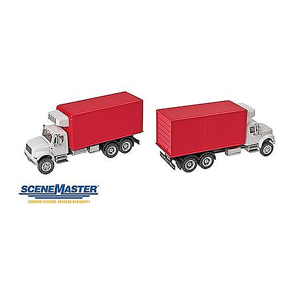Walthers SceneMaster 11391 HO Int'l 4900 Reefer Van White/Red