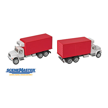 Walthers SceneMaster 11391 HO Int'l 4900 Reefer Van White/Red