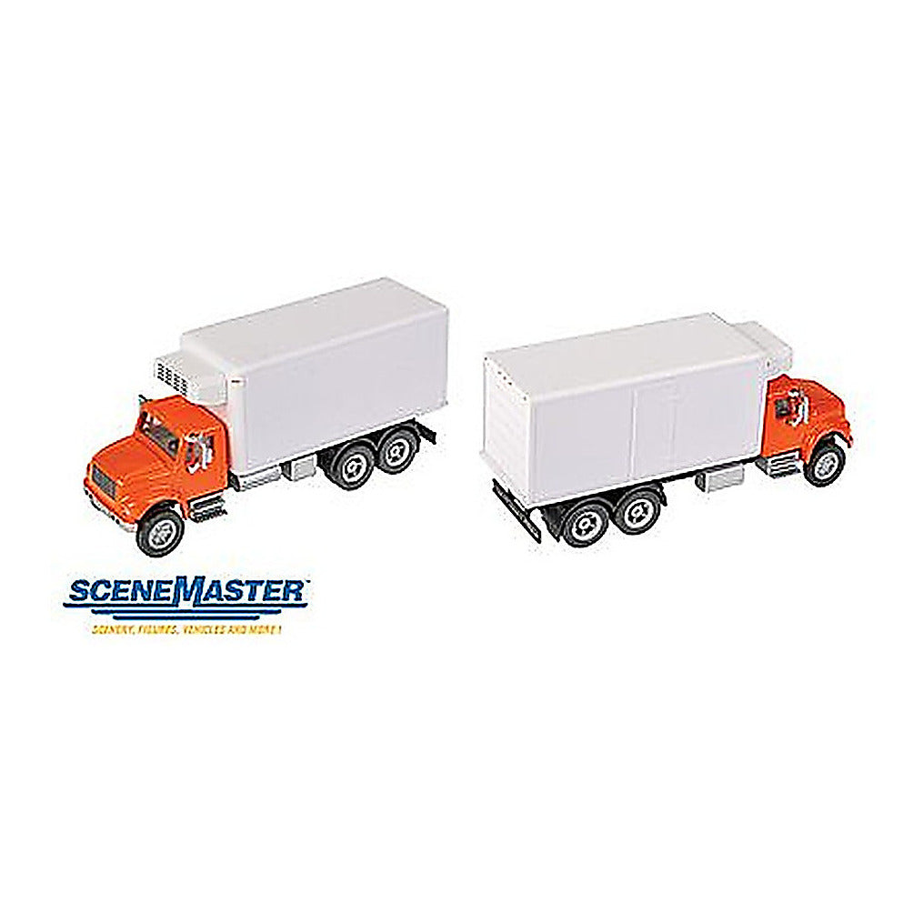 Walthers SceneMaster 11393 HO Int'l 4900 Reefer Van Orange/White