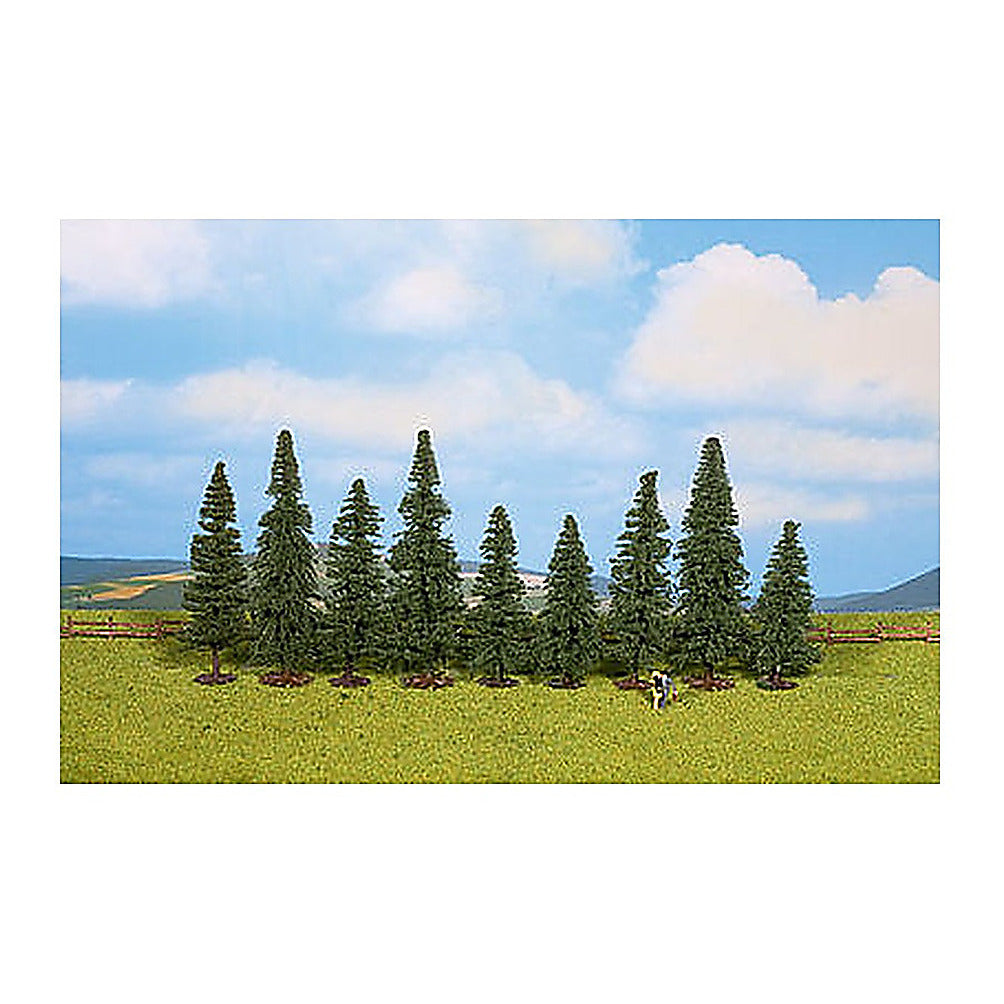 Walthers SceneMaster 1160 HO Fir Trees pkg(9)