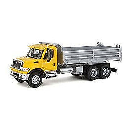 Walthers SceneMaster 949-11663 HO Intl 7600 HD Dump Truck - Yellow