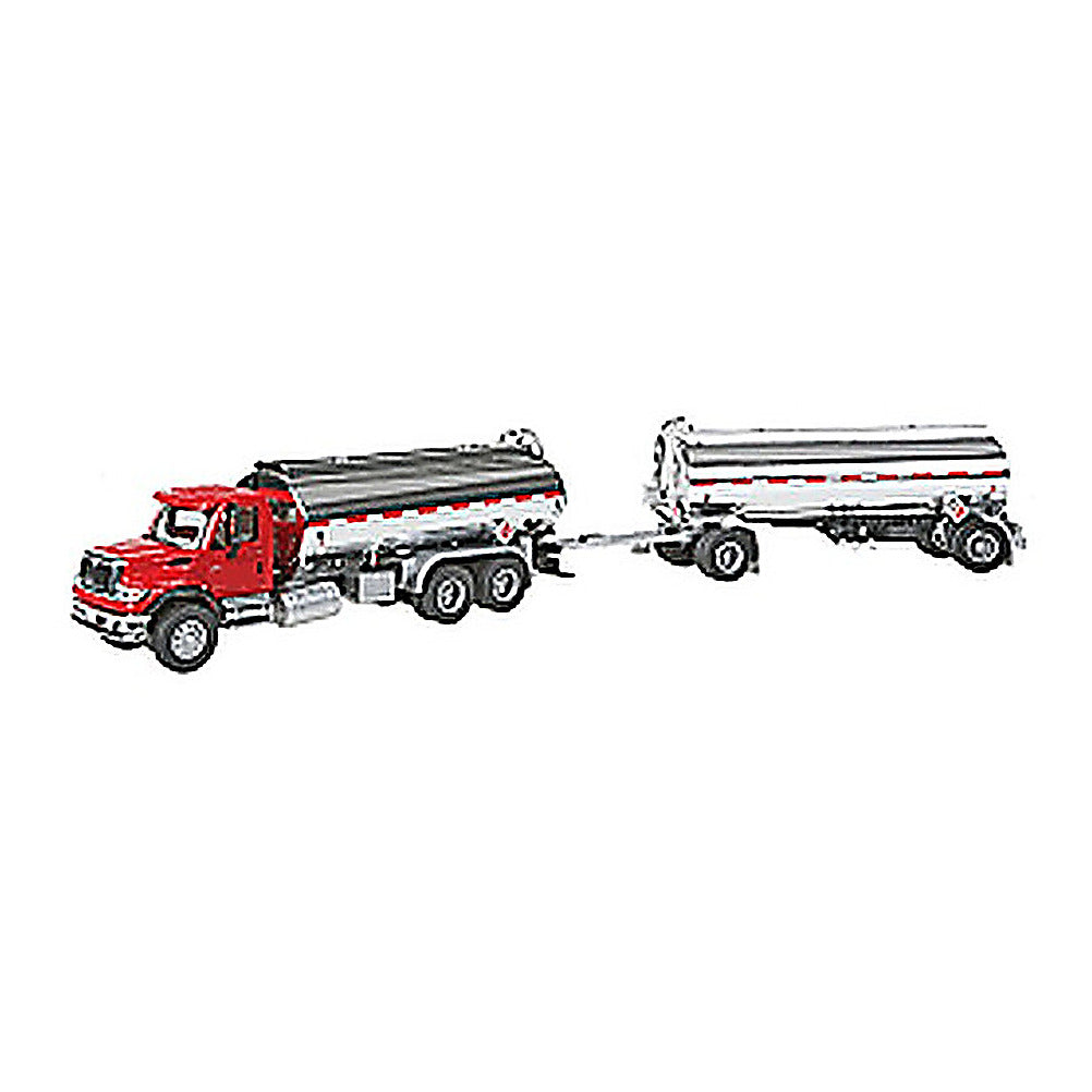 Walthers SceneMaster 949-11670 HO Intl 7600 Tank Truck w/Trailer