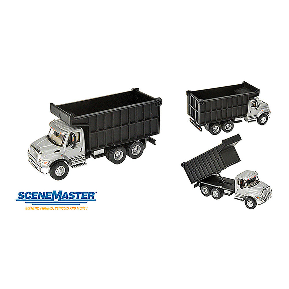 Walthers SceneMaster 949-11677 HO Intl 7600 Coal Truck - Silver