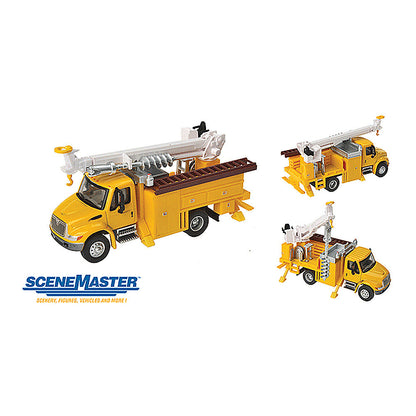 Walthers SceneMaster 11732 HO Int'l 4300 Utility Truck Drill