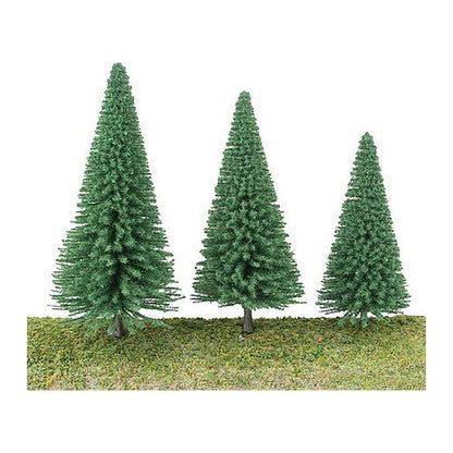 Walthers SceneMaster 1181 All Scale Pine Trees Tall pkg(10)