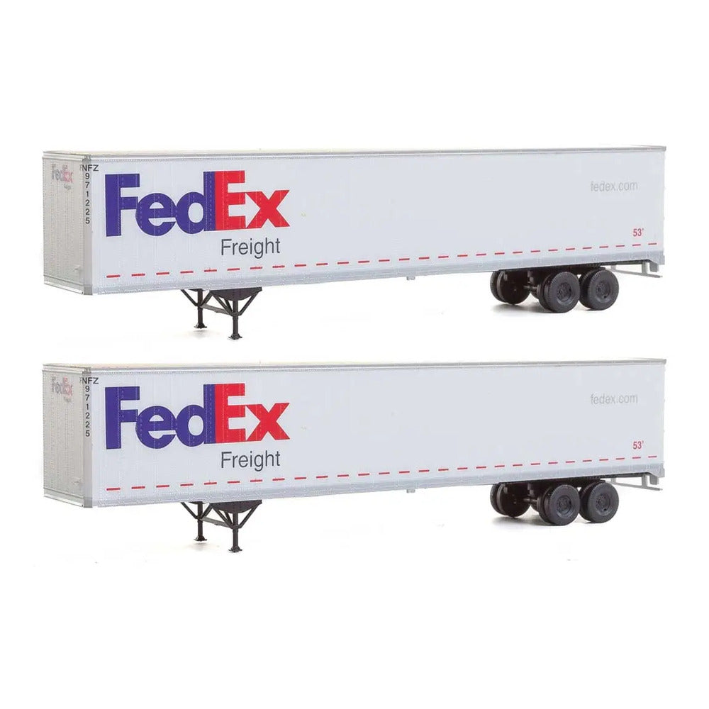 Walthers SceneMaster 2452 HO 53' Stoughton Trailer FedEx