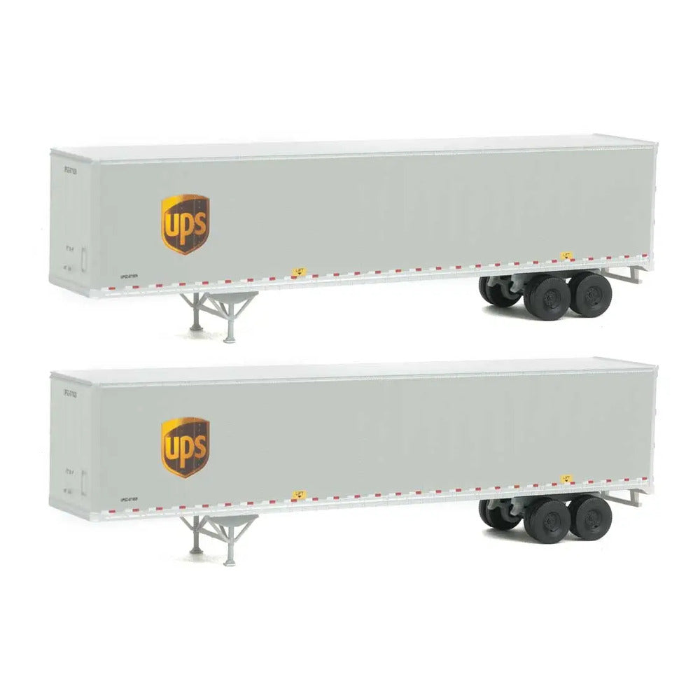 Walthers SceneMaster 949-2459 HO 53' Stoughton Trailer UPS