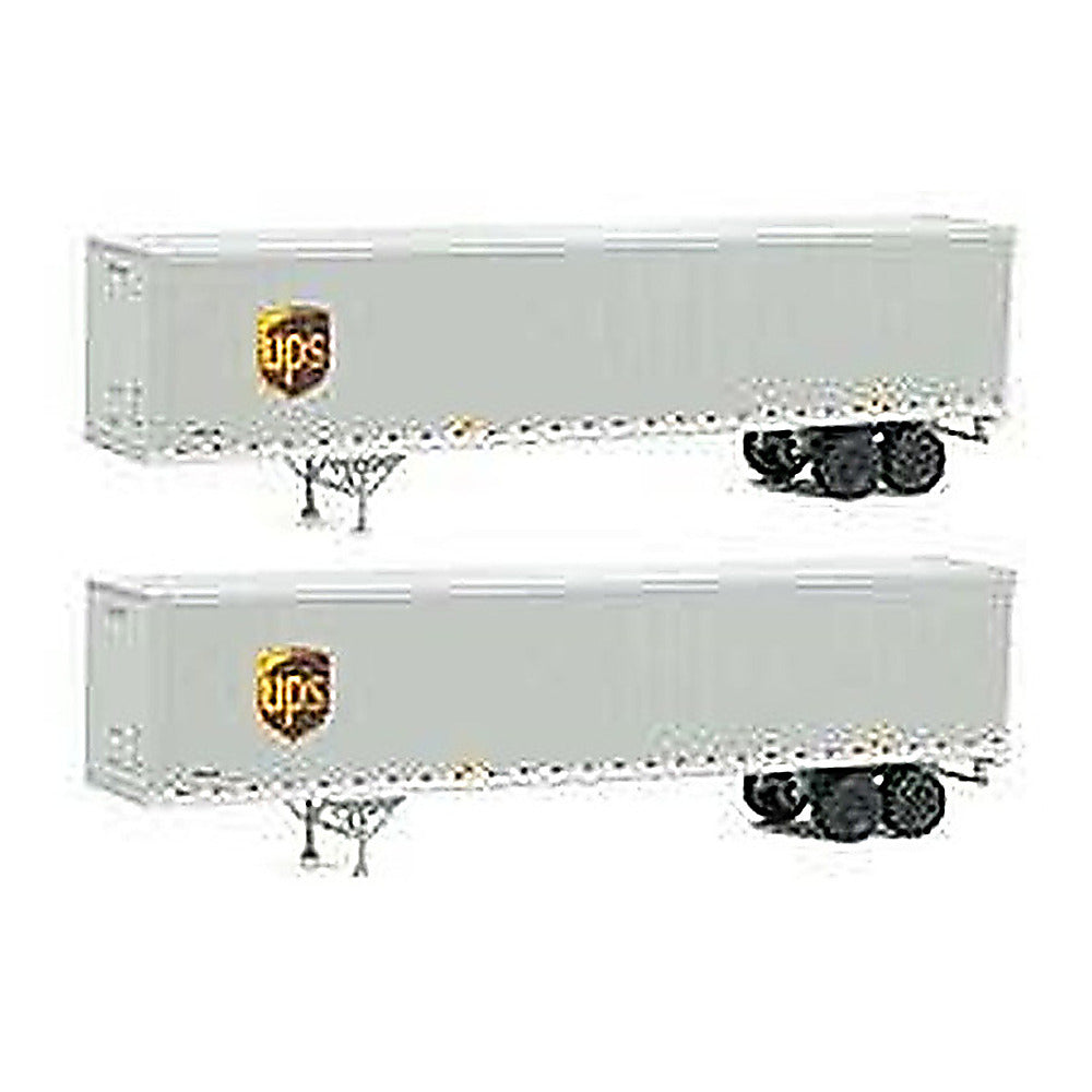 Walthers SceneMaster 949-2459 HO 53' Stoughton Trailer UPS