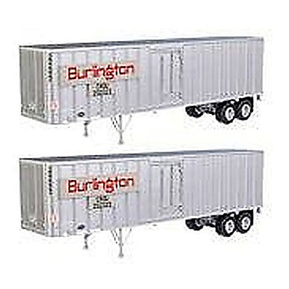 Walthers SceneMaster 949-2600 HO 40' Flexi-Van Trailer CB&Q