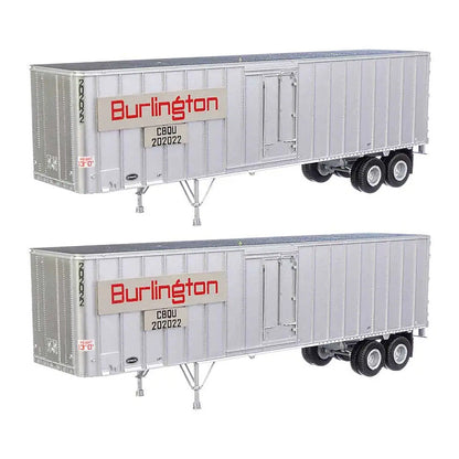 Walthers SceneMaster 949-2600 HO 40' Flexi-Van Trailer CB&Q