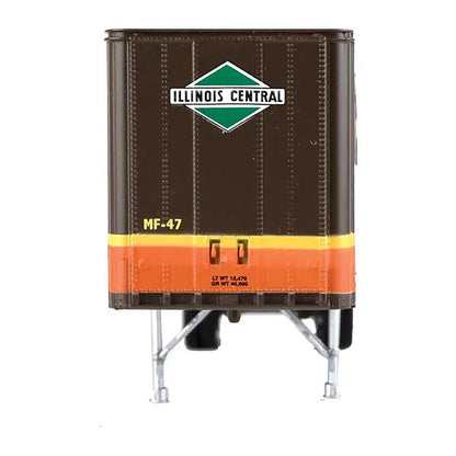 Walthers SceneMaster 949-2601 HO 40' Flexi-Van Illinois Central