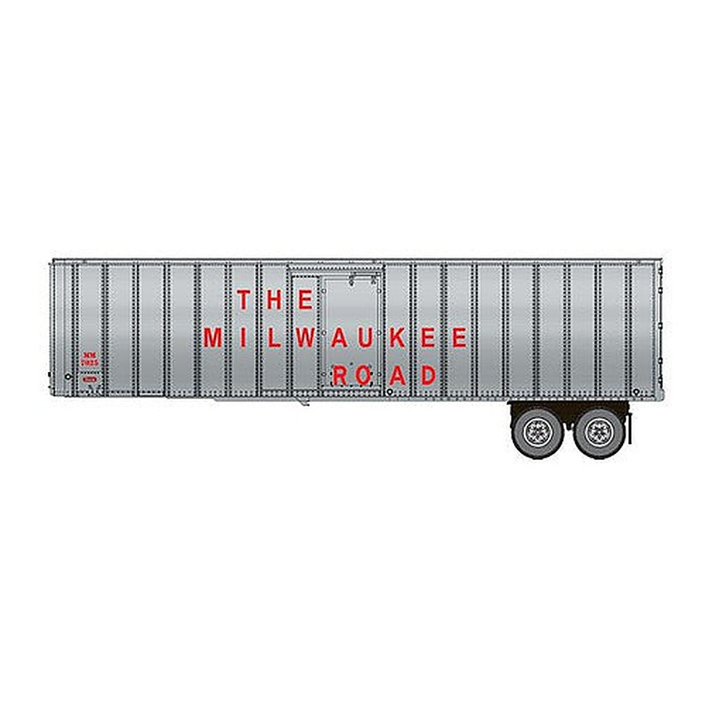 Walthers SceneMaster 2604 HO Flexi-Van 40' Trailer Milwaukee #2