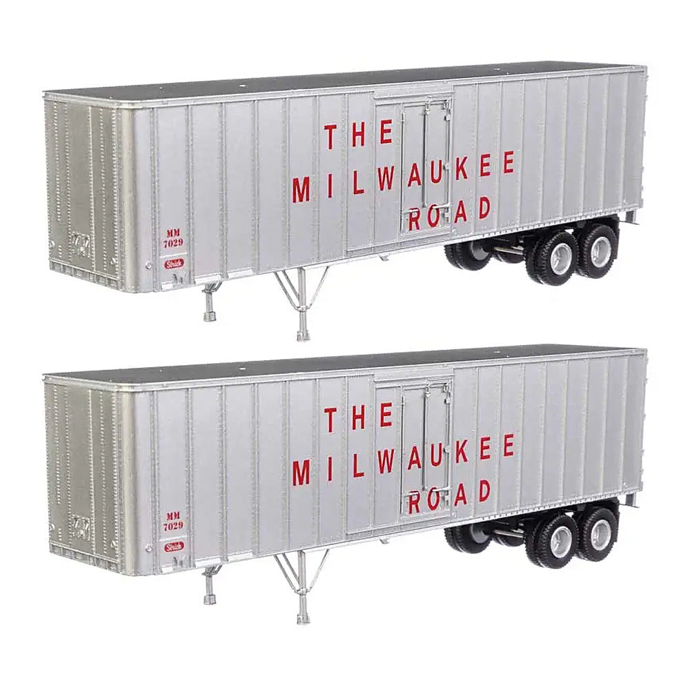 Walthers SceneMaster 2604 HO Flexi-Van 40' Trailer Milwaukee #2