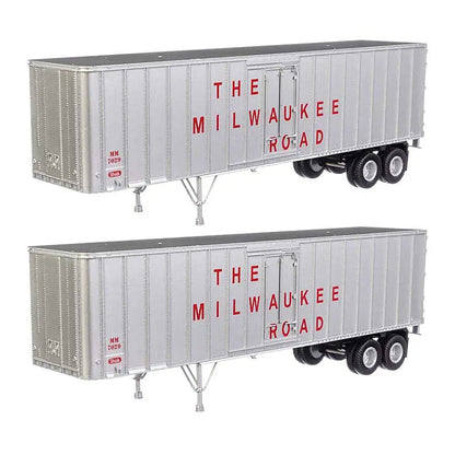 Walthers SceneMaster 2604 HO Flexi-Van 40' Trailer Milwaukee #2