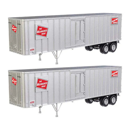 Walthers SceneMaster 2605 HO Flexi-Van 40' Trailer Milwaukee #3