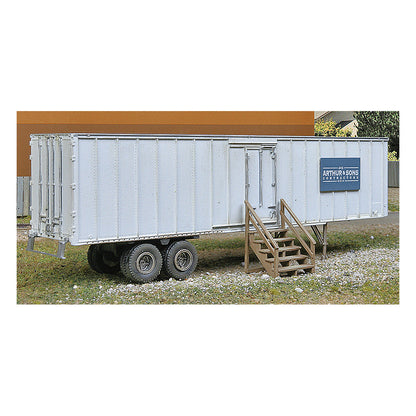 Walthers SceneMaster 2901 HO Construction Storage Trailer Kit