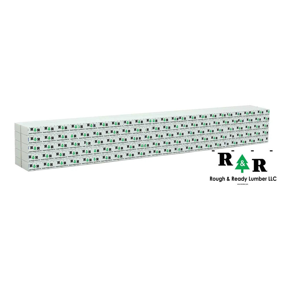 Walthers SceneMaster 3166 HO Wrapped Lumber Load Rough & Ready
