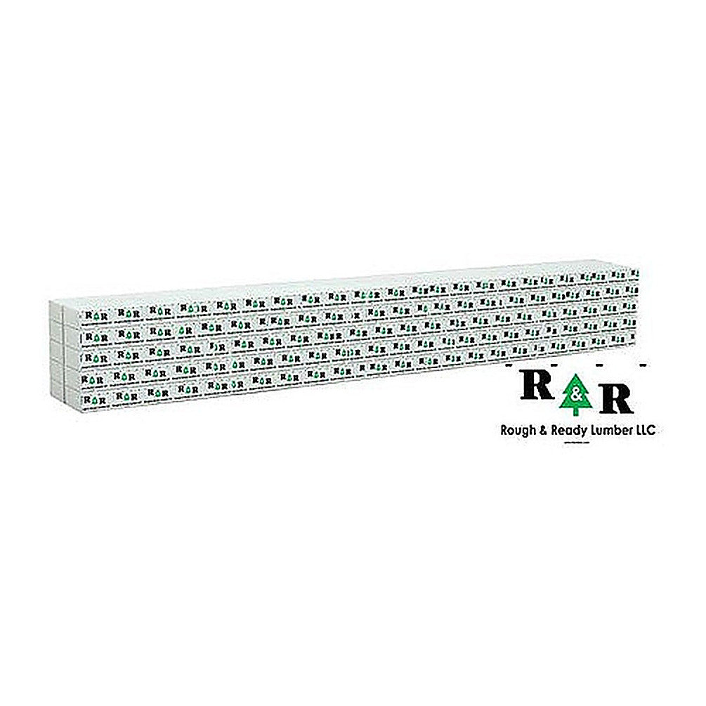 Walthers SceneMaster 3166 HO Wrapped Lumber Load Rough & Ready
