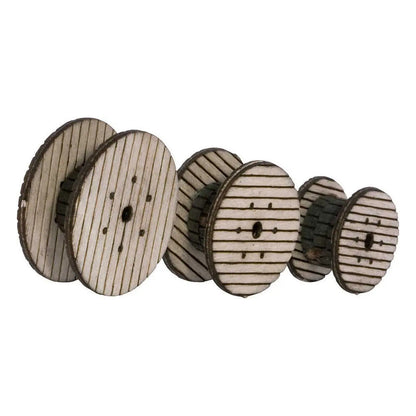 Walthers SceneMaster 949-4155 HO Cable Reels Wood Kit