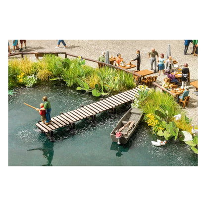Walthers SceneMaster 949-4156 HO Small Shoreline Pier Wood Kit