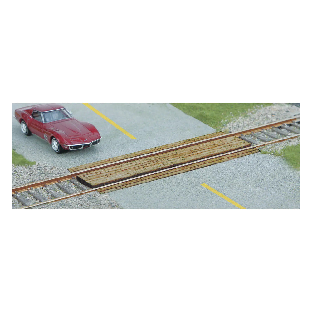 Walthers SceneMaster 949-4158 HO Wood Grade Crossing Wood Kit