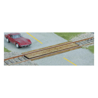 Walthers SceneMaster 949-4158 HO Wood Grade Crossing Wood Kit