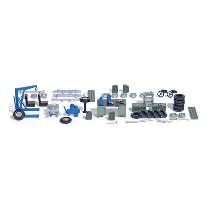 Walthers SceneMaster 4167 HO Garage Detail Set #1