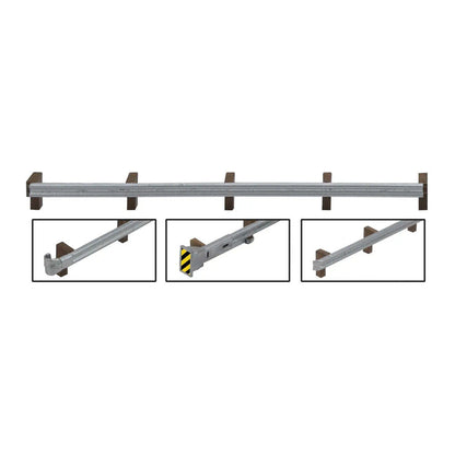 Walthers SceneMaster 949-4176 HO Roadway Guardrails Kit, 200'