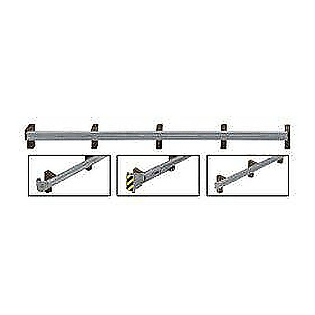 Walthers SceneMaster 949-4176 HO Roadway Guardrails Kit, 200'