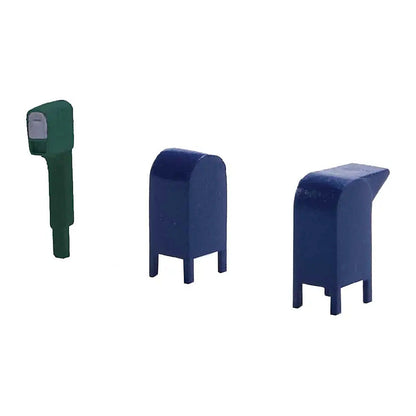 Walthers SceneMaster 949-4184 HO Roadside & City Mailboxes Kit