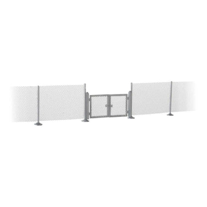 Walthers SceneMaster 4188 HO Metal Industrial Fence Kit