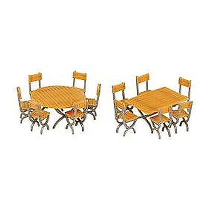 Walthers SceneMaster 949-4191 HO Tables & Chairs Kit