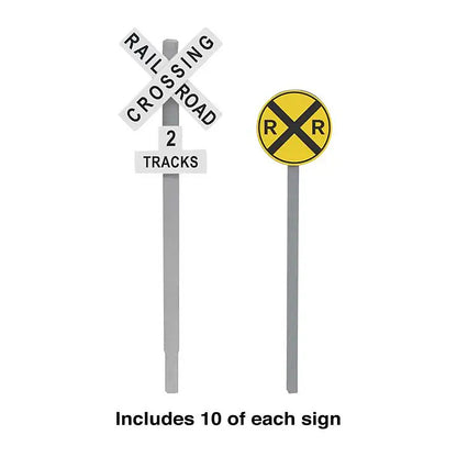Walthers SceneMaster 949-4197 HO Railroad Crossing Signs Set