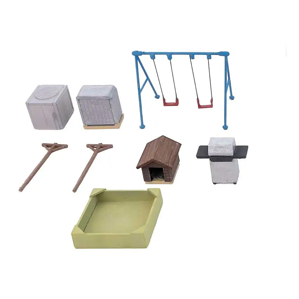 Walthers SceneMaster 949-4200 HO Scale Backyard Detail Set -- Kit