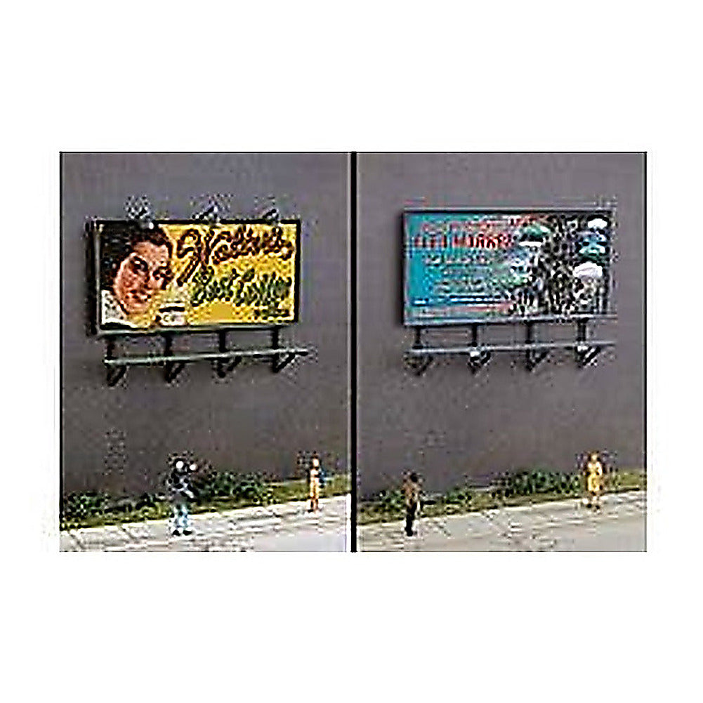 Walthers SceneMaster 949-4253 HO Wall-Mounted Billboards Kit pkg(3)