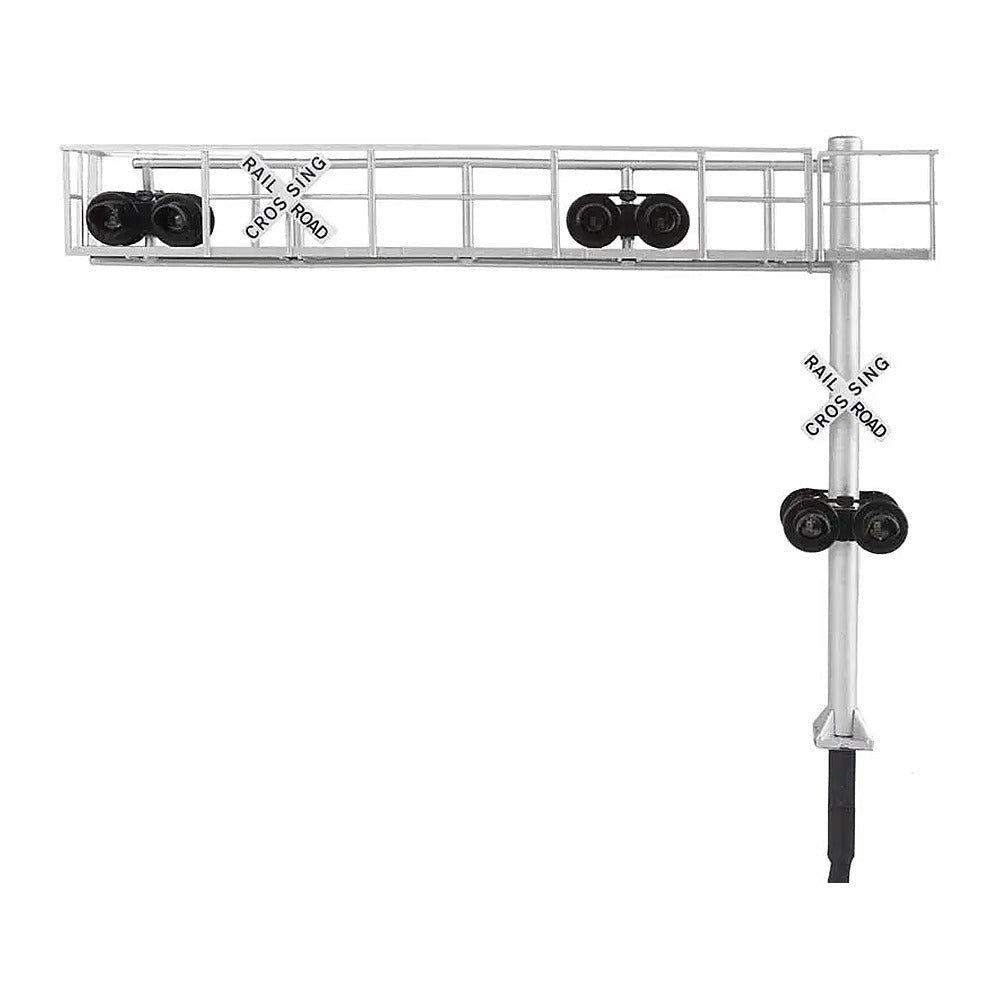 Walthers SceneMaster 4330 HO Cantilever Crossing Signal 2-Lane
