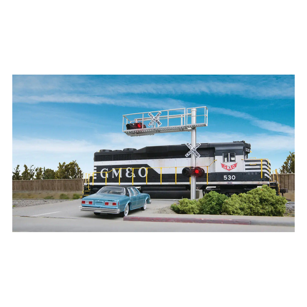 Walthers SceneMaster 4331 HO Cantilever Crossing Signal Single