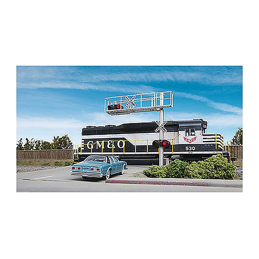 Walthers SceneMaster 4331 HO Cantilever Crossing Signal Single