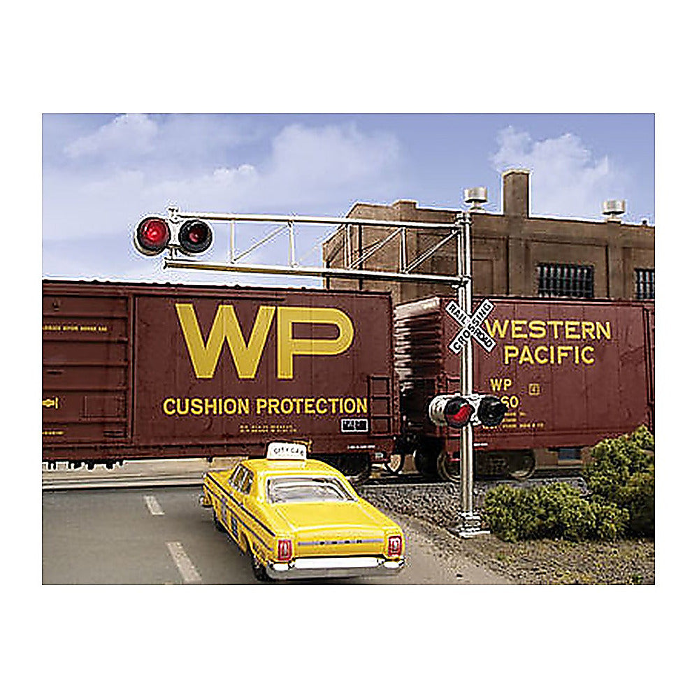 Walthers SceneMaster 4332 HO Post-1960s Cantilever Signal Single
