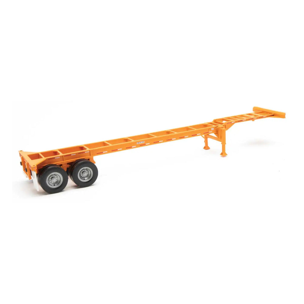 Walthers SceneMaster 949-4552 HO 40' Container Chassis 2-Pack Orange