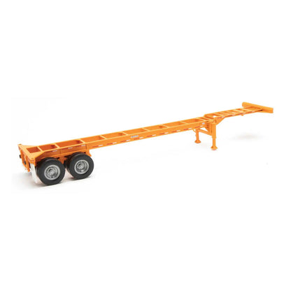 Walthers SceneMaster 949-4552 HO 40' Container Chassis 2-Pack Orange