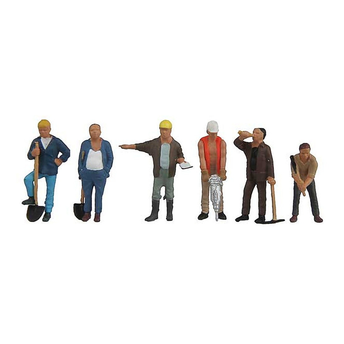 Walthers SceneMaster 6022 HO Construction Workers Set #1