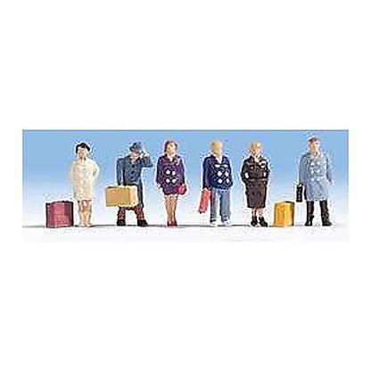 Walthers SceneMaster 949-6023 HO City Travelers pkg(6)
