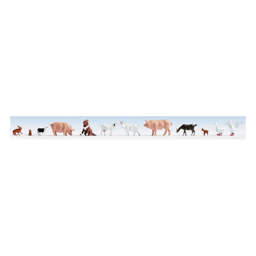 Walthers SceneMaster 949-6029 HO Farmhouse Animals pkg(12)