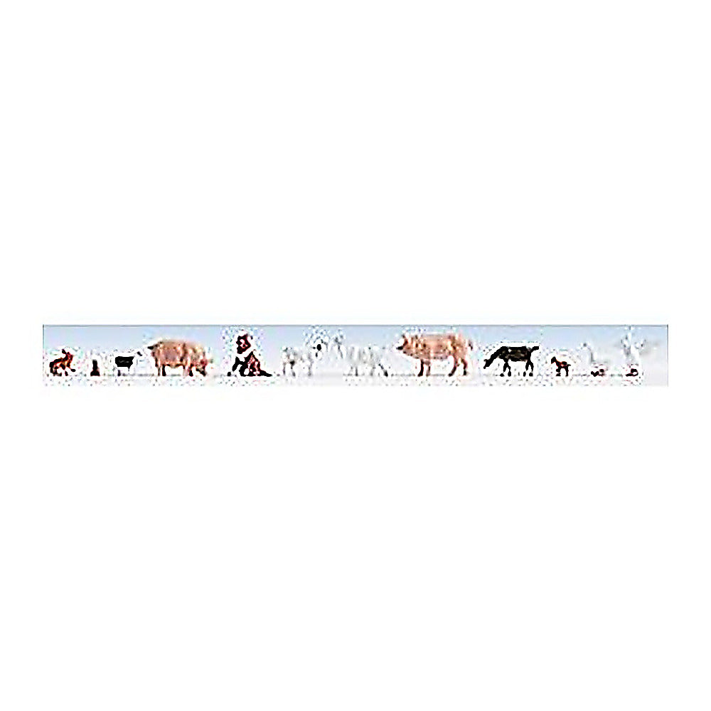 Walthers SceneMaster 949-6029 HO Farmhouse Animals pkg(12)