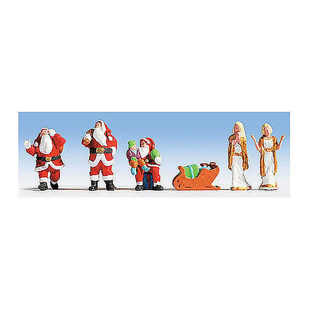 Walthers SceneMaster 6031 HO Christmas Figures pkg(6)