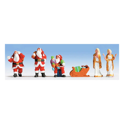 Walthers SceneMaster 6031 HO Christmas Figures pkg(6)