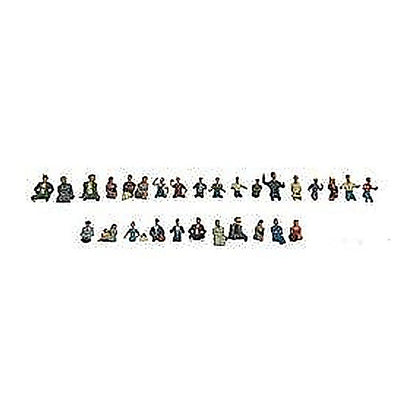 Walthers SceneMaster 949-6034 HO Seated Coach Passengers pkg(30)