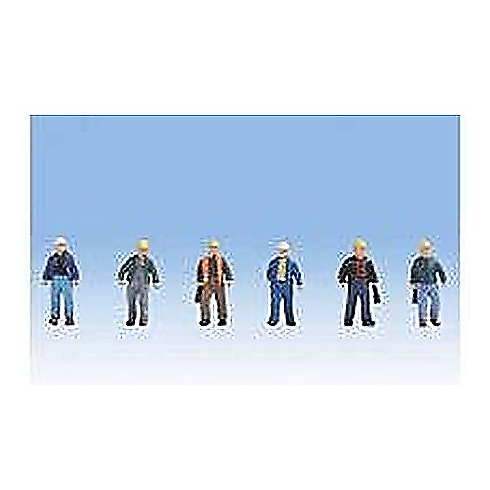 Walthers SceneMaster 949-6047 HO Construction Workers pkg(6) Set 2